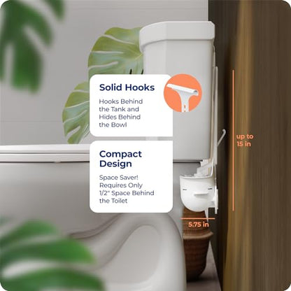 Squatty Potty Invisibrush Hidden Toilet Brush with Holder