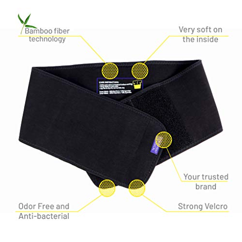 Everyday Medical Broken Rib Brace for Men & Women, Bamboo Belly Wrap,XXL - size: 2X-Large (Pack of 1)