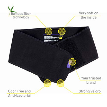 Everyday Medical Broken Rib Brace for Men & Women, Bamboo Belly Wrap,XXL - size: 2X-Large (Pack of 1)