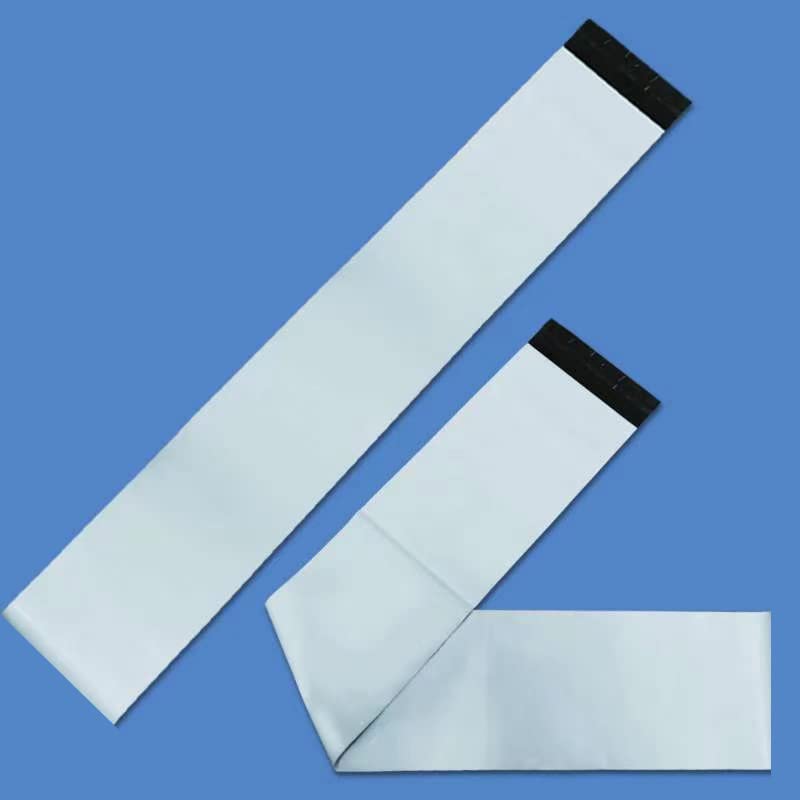 6x30 Inches Long Poly Mailers 100 Pack, Long Shipping Bags White Envelopes Packaging for Unique Narrow Items Mailing - size: 6x30 Inches /100-PACK