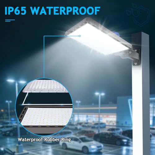 LED Parking Lot Light Dusk to Dawn Photocell 52500LM 5000K 3Pack - size: 350W/Wall Mount/3PC