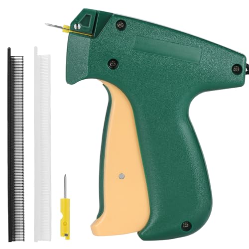 Fine Stitch, Mini Stitch Gun for Clothes,Stitch Quick Clothing Fixer Sewing Quilting Hemming Quick Stitch Tagginn Gun Kits with 2 Needles, 2000 Black & 2000 White 4.4mm Fastener