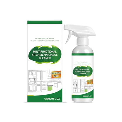lon Kitchen Cleaner Stain Remover Spray, Kitchen Multi-purpose Foam Cleaner Spray, Kitchen Oil Stains Cleaner for Appliance, Oven, Stove, Range Hood (120ML)