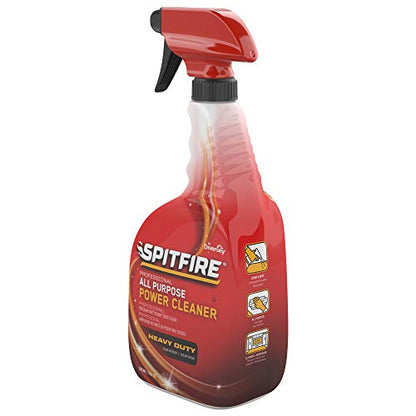 Spitfire CBD540014 Professional All Purpose Power Cleaner, Heavy Duty Degreaser Removes Resin, Paint, Oil, Ink, Gum, Pine Scent, Ready-to-Use Spray, 32-Ounce (Pack of 8) - color: Ready-to-Use Spray, size: 32 Fl Oz (Pack of 8)