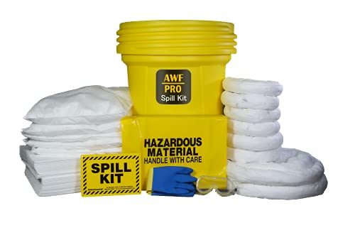 AWF PRO 30 Gallon Oil Only Spill Kit, 81 Pieces - size: Oil Only Spill Kit