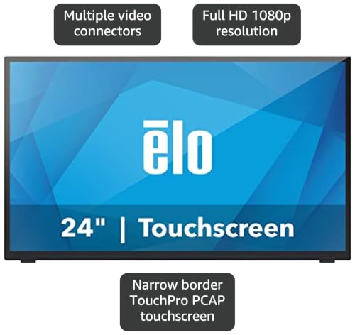 Elo 2470L 23.8" Touchscreen Monitor - size: 24-inch, style: Black with Anti-Glare Glass