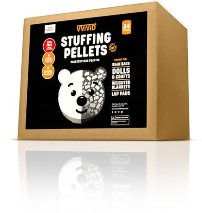 VViViD Eco-Friendly Weighted Stuffing Beads Poly Pellets (24 lbs) - size: 24 lbs