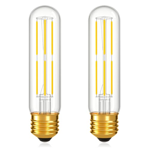 Dimmable E26 T10 LED Bulb Tube Light Bulbs 6W,4000K Neutral White 600LM - color: Neutral White 4000k, size: 5 Inch-2 Count