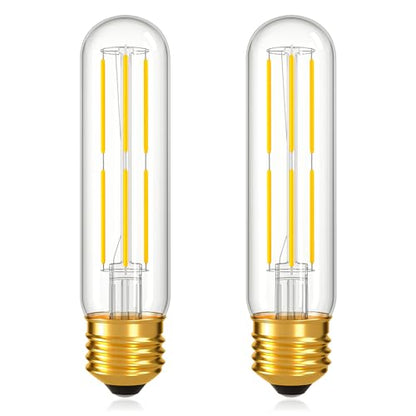 Dimmable E26 T10 LED Bulb Tube Light Bulbs 6W,4000K Neutral White 600LM - color: Neutral White 4000k, size: 5 Inch-2 Count