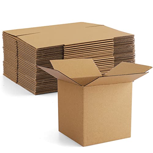 Eupako 5x5x5" Cardboard Box Mailers 25 Pack Brown Cube Corrugated Small Shipping Boxes for Mailing - color: Brown, size: 5x5x5 Inches (25 Pack)