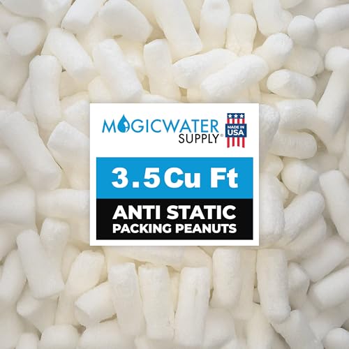 MagicWater Packing Peanuts for Shipping - Void Filler Cushion - 3.5 Cu Ft - size: 3.5 Cu Ft