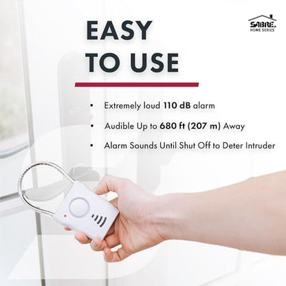 SABRE 110dB Door Handle Alarm
