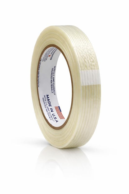 WOD UFST39 Fiberglass Reinforced Filament Strapping Tape, 1.5 inch x 60 yds. 4 Mil, Filaments Run Lengthwise - size: 1.5 Inch