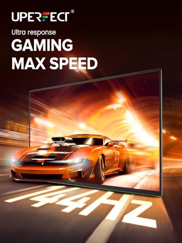 UPERFECT 24" 144Hz Portable Monitor, QLED 145% sRGB 450Nits Gaming Monitor - size: 24"