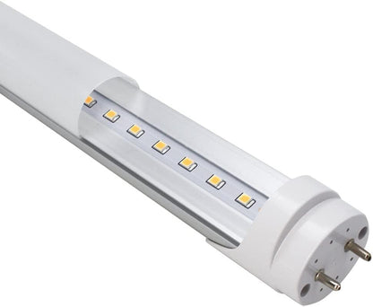 LightingWill LED T8 Light Tube 4FT, Natural White 4000K, Dual-End Powered Ballast Bypass, 2000Lumens 18W (40W Fluorescent Equivalent), Frosted Cover, AC85-265V Lighting Tube Fixtures, 1Pack - color: Natural White, size: 4FT-1 Pack