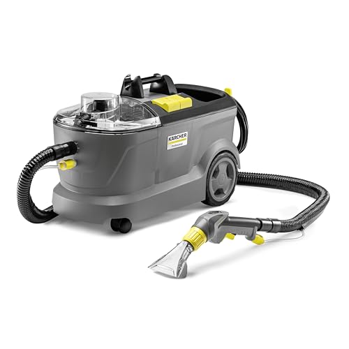 Kärcher Puzzi 10/1 Commercial Carpet Extractor 12.5 PSI - Spot Cleaner, Stain Remover, Area Rugs, Car and Auto Detailing, Carpet and Upholstery Cleaner - Onboard Accessory Storage - 4.9 Gallon - style: Puzzi 10 (Commercial)