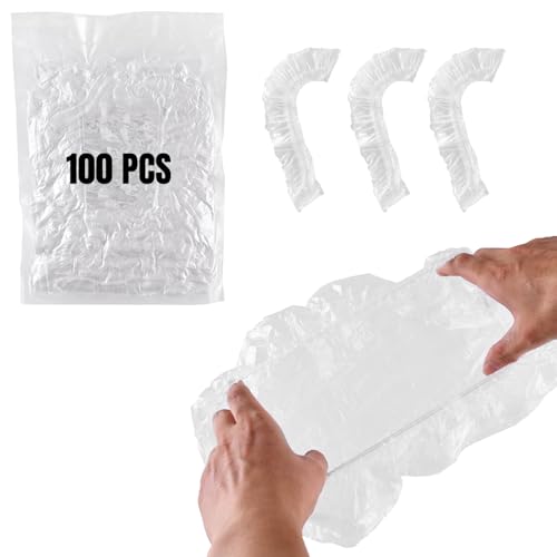 100 PCS Potty Chair Liners with Elastic, Disposable Portable Potty Training Bags, Clear Potty Refill Liners, Toilet Seat Cover 17x8 Inches - size: 100 PCS