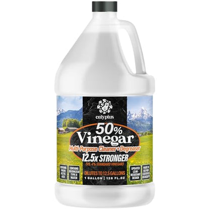 Calyptus 50% Concentrated Vinegar | Max-Performance (12.5X Power), 1 Gallon - size: 128 Fl Oz (Pack of 1)
