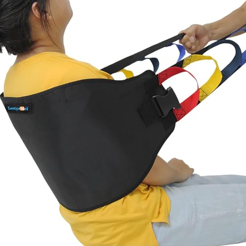 Transfer Sling, Transfer Belt for Elderly, Gait Belts for Seniors - color: Black 1