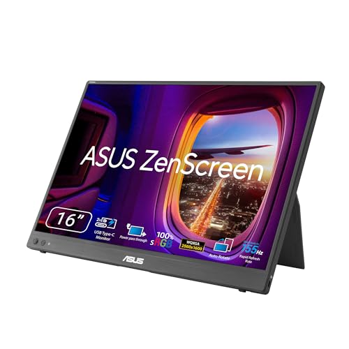 ASUS ZenScreen MB16NCG 15.6 Inch 155Hz,16:10 USB-C Portable Monitor - style: 16:10 2.5K 1600P 155Hz