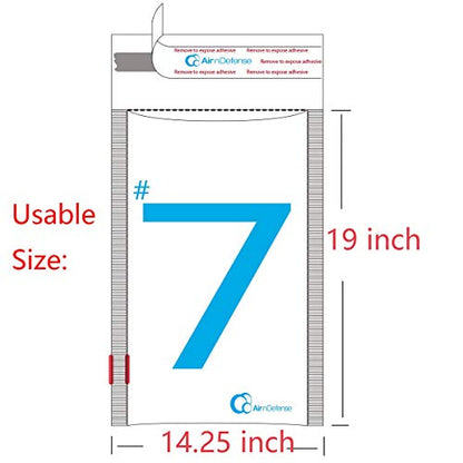 50/100/200/300/400/500 pcs #7 14.25x20 Kraft Bubble Padded Envelopes Mailers Shipping Bags AirnDefense (50)