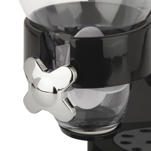 Honey-Can-Do Dry Food Dispenser, Single Control, Black/Chrome