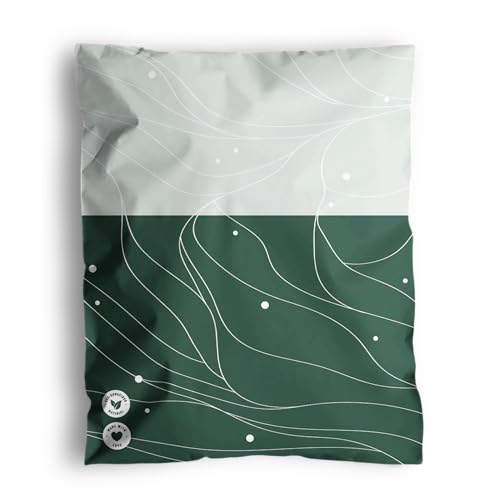 Poly Mailers 10x13-25 Pack Biodegradable Shipping Bags for Clothes - Impack Self-Seal Waterproof Thick Mailing Envelope for Accessories & Clothing - Japanese Green - color: Japanese Green, size: 10"x13" (25 pack)