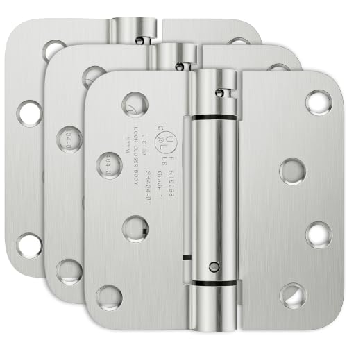 3 Pack Self Closing Door Hinges 4 Inch, Automatic Closing Door Hinge - size: 4" 3 Pack