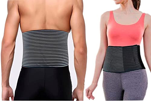 Lower Back Support Brace for Men and Women, Lumbar Pain Relief, Waist Trimmer Belt, Obesity Girdle for Liposuction, Postpartum Postnatal Recoery Support, Adjustable Waist Strap