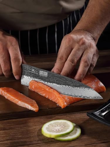 HOSHANHO 5 Pieces Knife Set, 10CR15MOV High Carbon Steel Chef Knife Set - size: 5 Pieces Knife Set