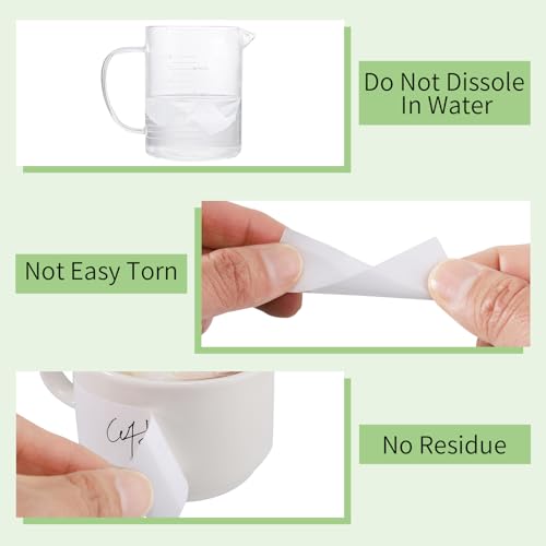 1000 Freezer Labels, 1 x 3 Inch Removable Food Labels, White