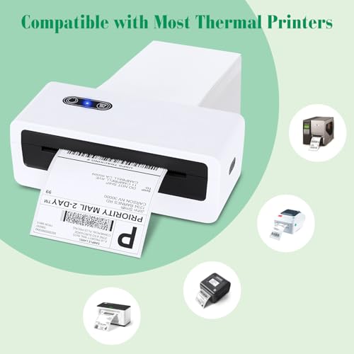 METRONIC Thermal Labels 4x6 200 Labels Fanfold Direct Shipping Labels - size: 4x6"-200 Labels