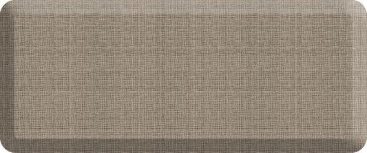 GelPro Anti-Fatigue Designer Comfort Kitchen Floor Mat, 20x32, Trellis Khaki Stain Resistant Surface with 3/4” Thick Ergo-Foam Core for Health and Wellness (Tweed Weathered Tan, 48"L x 20"W x 0.8"Th) - color: Tweed Weathered Tan, size: 48"L x 20"W x 0.8"T