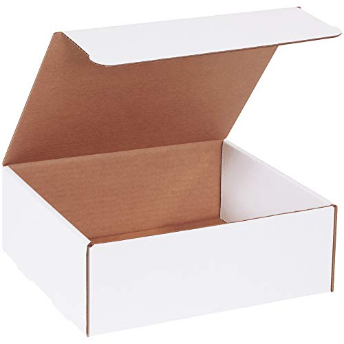 BOX USA Small Shipping Boxes 11'L x 10'W x 4'H, 50-Pack | Foldable Corrugated Cardboard Crush-Proof Box for Shipping, Packing, Moving and Storage 11x10x4 - size: 11 x 10 x 4