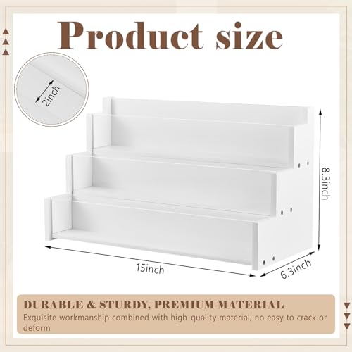 Yuntau 3 Tier Greeting Card Display Stand, White - color: White, size: 3 Tier