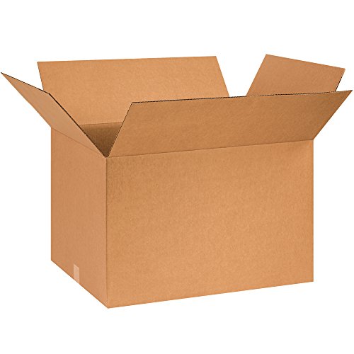 BOX USA 26x18x16 Corrugated Boxes, Large, 26L x 18W x 16H, Pack of 10 | Shipping, Packaging, Moving, Storage Box for Home or Business, Strong Wholesale Bulk Boxes - style: Standard Corrugated