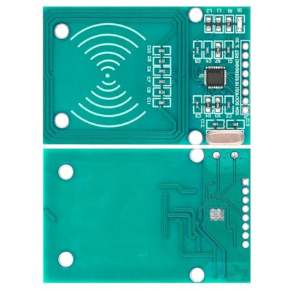Gebildet 3pcs RFID Kit: RC522 RF IC Card Sensor Module with S50 Blank Cards and Keychains, Compatible with DIY Electronic Boards - color: RC522 RF