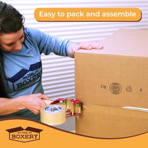 The Boxery 13"x10"x8" Corrugated Cardboard Boxes 25-Pack - size: 13 x 10 x 8"