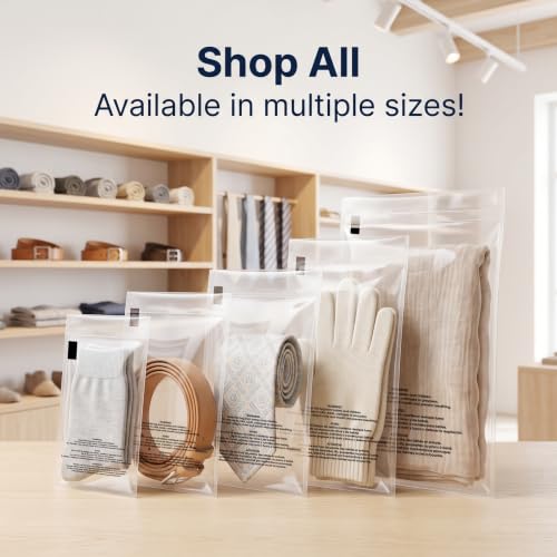 6” X 9” (200 Count) Self Seal Clear Poly Bags with Suffocation Warning - size: 6" X 9"