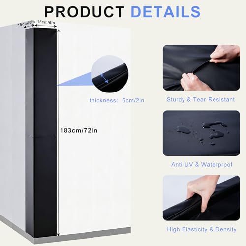 Heavy Duty Wall Corner Guards & Edge Protector, 6ft