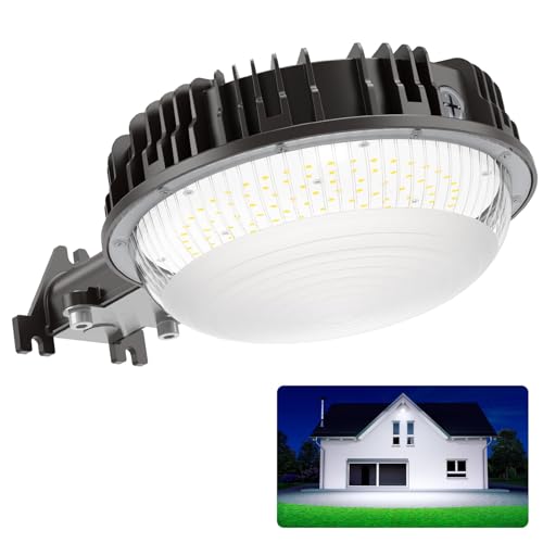 120W LED Barn Light 18000LM with Dusk to Dawn Photocell, ETL Listed, 5000K Daylight Yard Area Light, IP65 Waterproof Security Area Light for Farmhouse/Garage/Yard, AC100-277V - color: 120 Watt-5000K