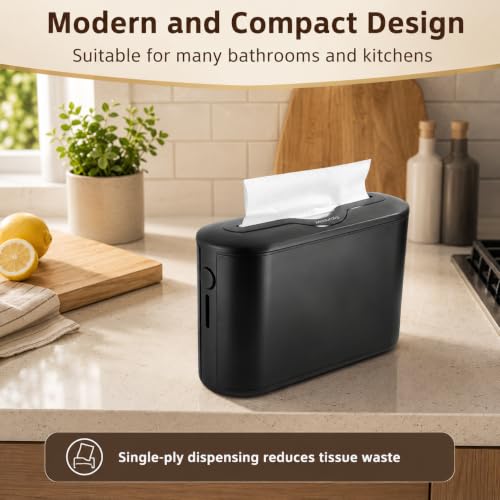 Countertop Multifold Paper Towel Dispenser, Black - color: 5857black