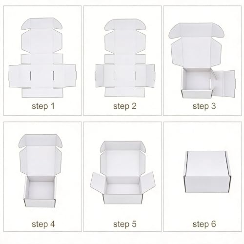 Small White Boxes 4x3x2 Inches 50 Pack - size: 4x3x2 inches