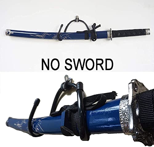Universal Adjustable Sword, Wall Hook Storage Organizers Rack Display Hanger Wall Mount Stand Collection Holder for Sword,Dagger,Axe,Keyblade,etc — Vertical/Horizontal Display -（2 pack）