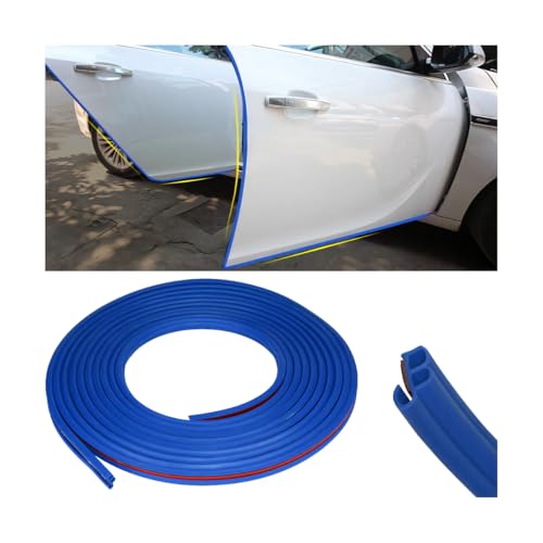 Osilly Adhesive Rubber Car Door Seal Strip, Blue - color: Blue, size: Style C-32FT