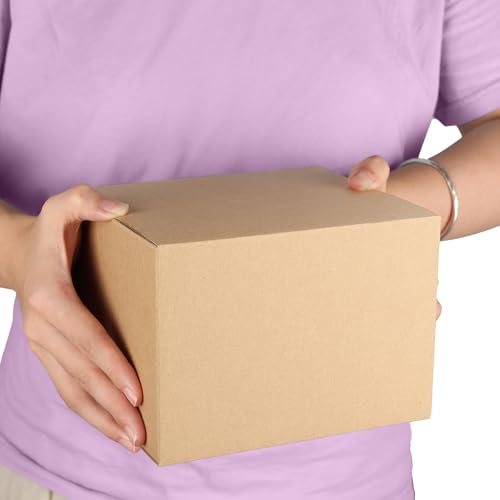 CRUGLA 40 Packs 7x6x5 Shipping Boxes for Small Business, Corrugated Cardboard Boxes Bulk for Shipping Packing Mailing - size: 7x6x5 Inch