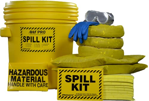 AWF PRO 20 Gallon Hazmat Spill Kit, 59 Pieces - size: Hazmat Spill Kit
