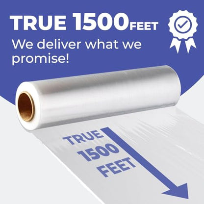 Rosmonde Bulk Plastic Wrap for Moving, 128 Pack, True 18" x 1500 ft - color: Clear, size: 128 Pack | Express Pallet