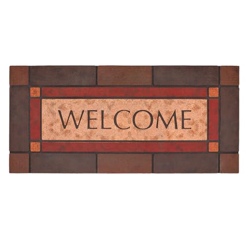 Large 47"x22" Heavy Duty Welcome Mat Outdoor with Non-Slip Rubber Backing - Durable Outdoor Door Mat for Front Door Entrance, Garage, Patio & High Traffic Areas（Welcome - Style3） - color: Large Welcome - Style3