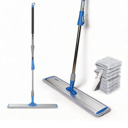 24 in Microfiber Wet & Dry Mops Heavy Duty Commercial Flat Floor Mop - size: 24 IN